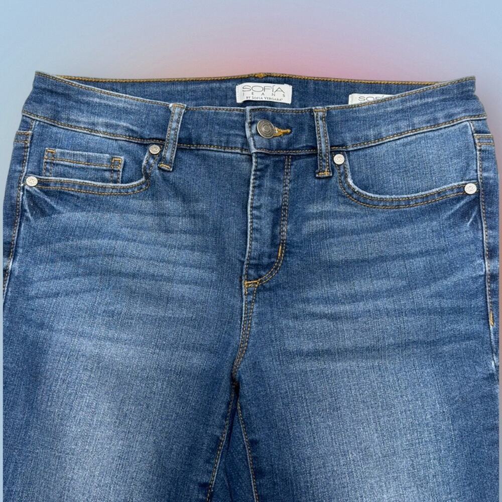 SOFIA Women’s 4S SKINNY ANKLE Blue Jeans